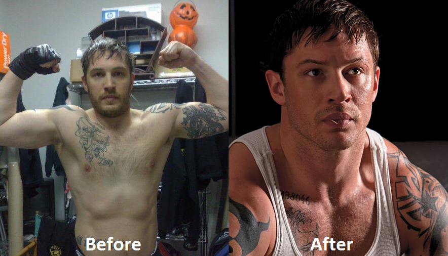 24  Tom hardy warrior workout diet for ABS