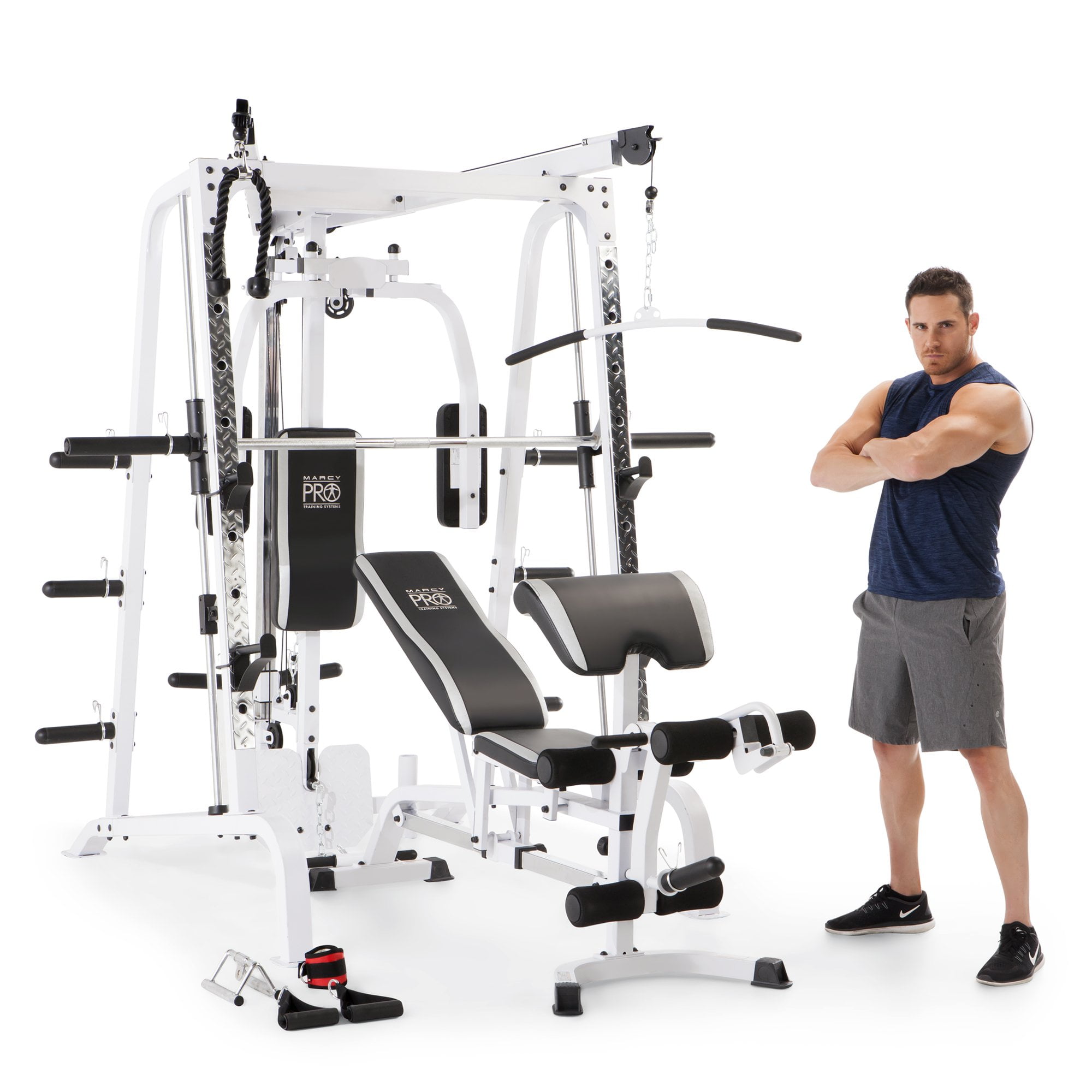 Marcy Smith Cage Workout Home Gym Review
