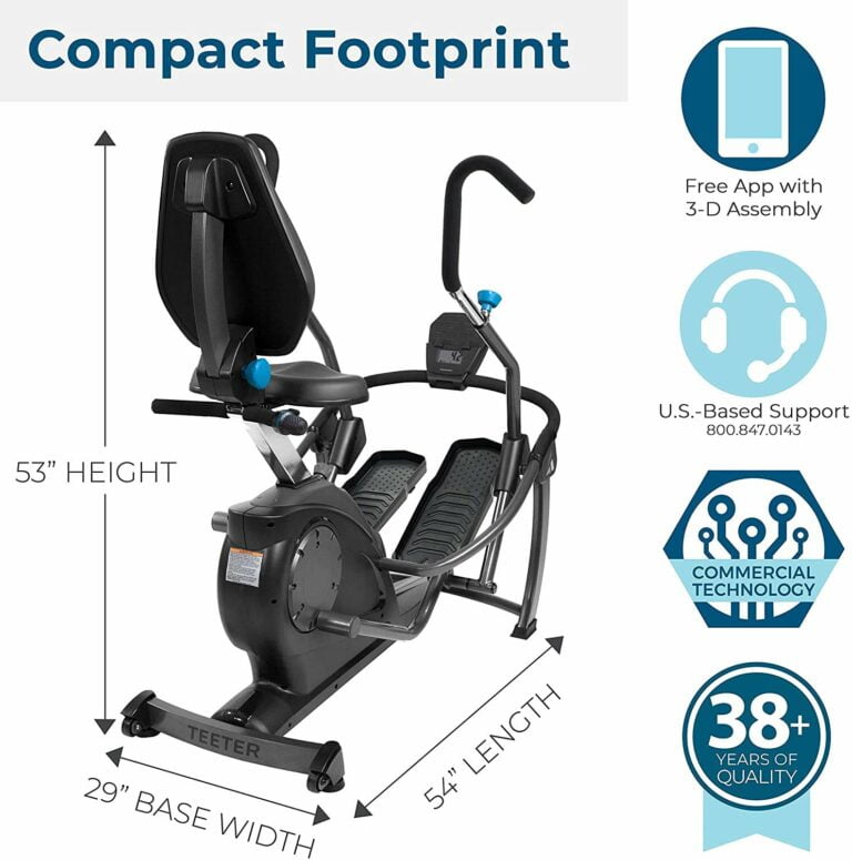 Teeter FreeStep LT-1 Recumbent Cross Trainer and Elliptical Review